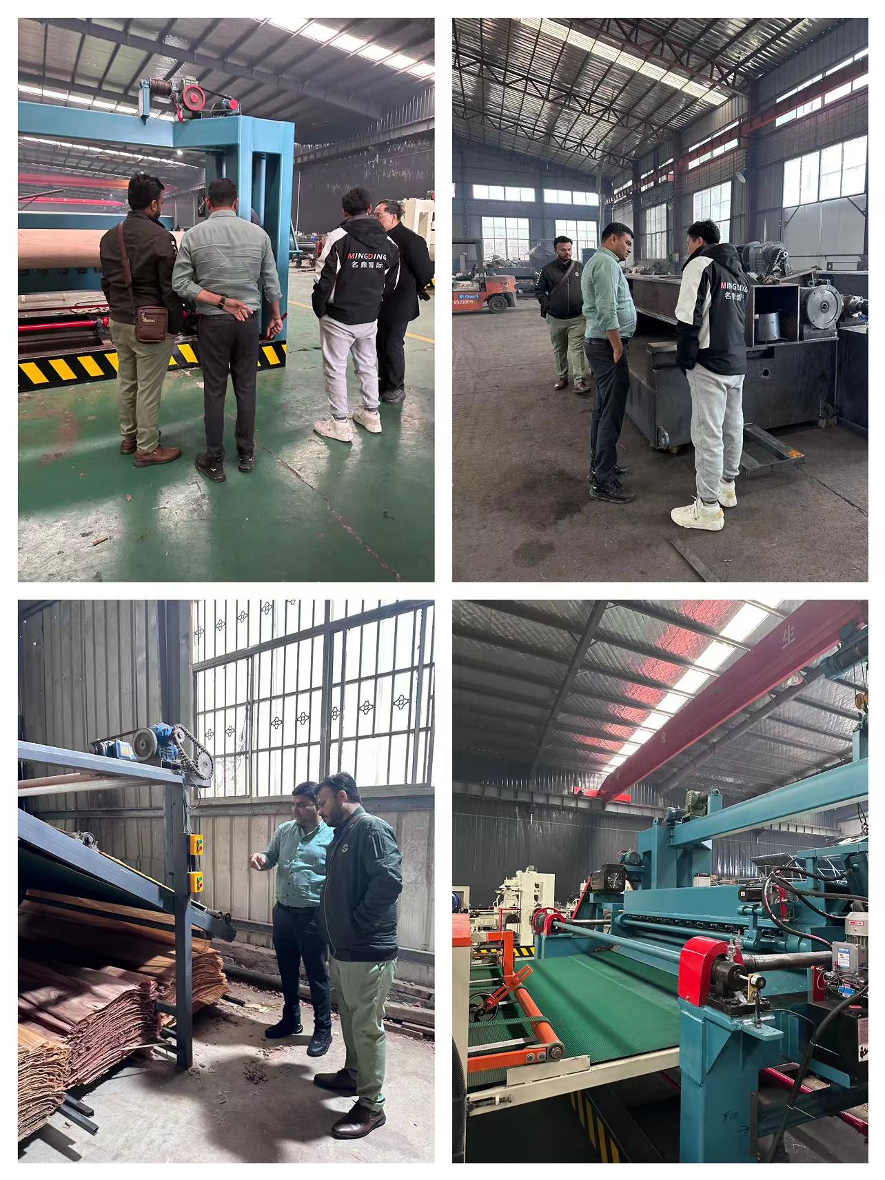 Una calurosa bienvenida a los clientes Inspección en el sitio