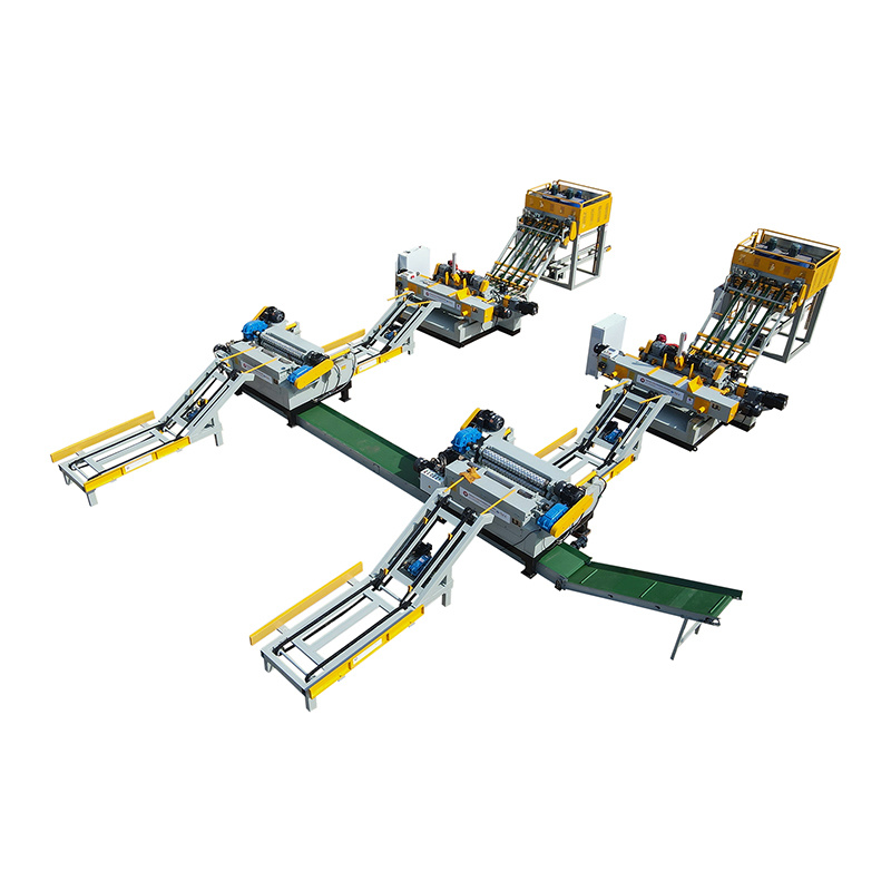 Línea de montaje de uno a dos pelado sin husillo