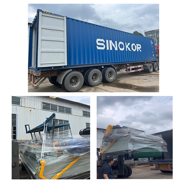 Línea de pelado de chapa de madera MingDing entrega nuevamente en el sur de Asia